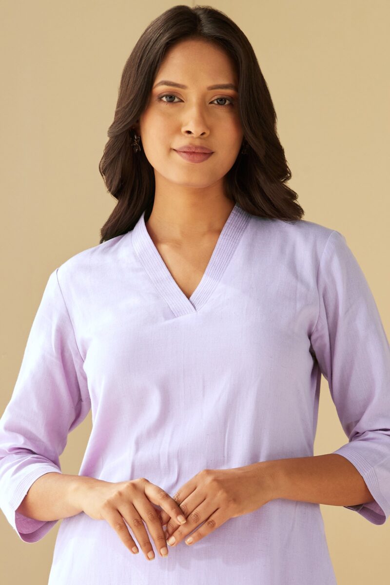 Roza Jia Purple Kurta - Image 2