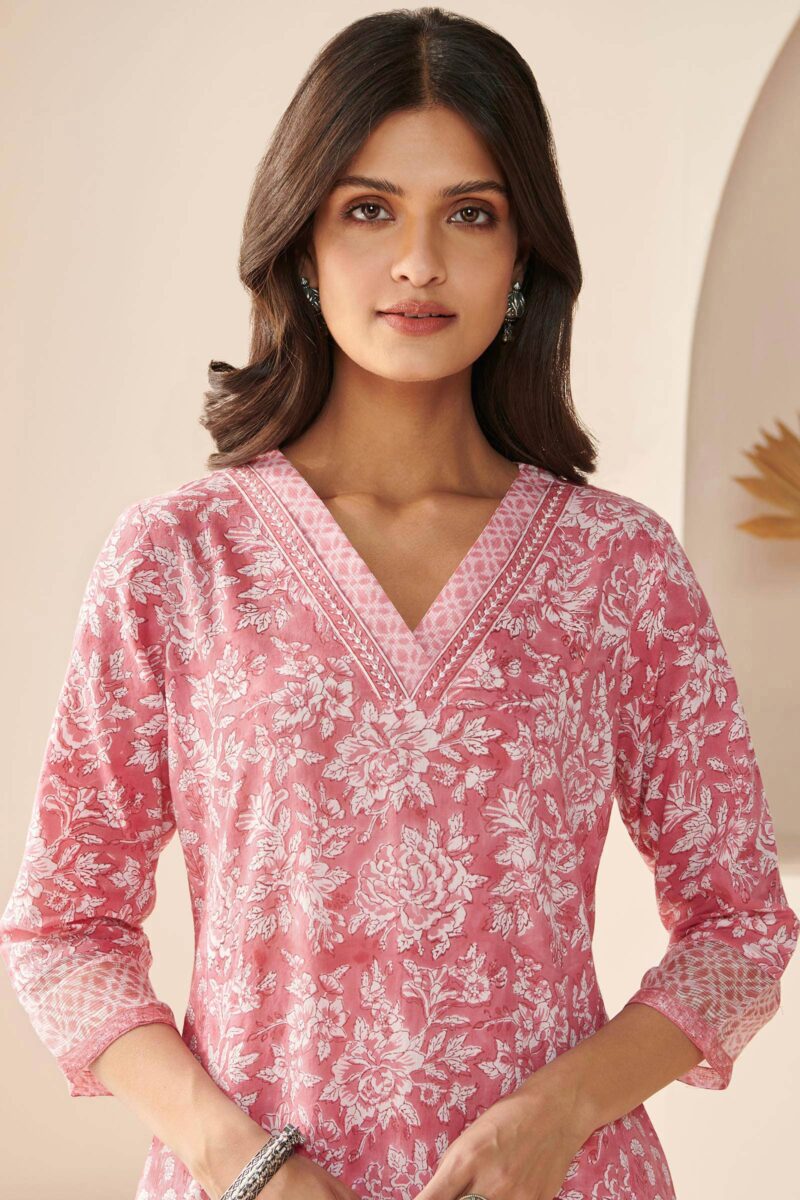 Nasrine Aafiya Sanganeri Kurta - Image 2