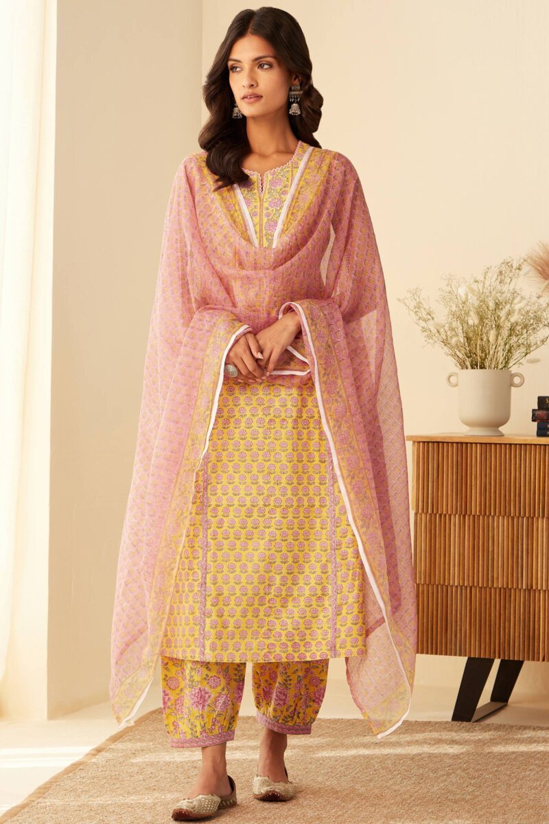 Rosheen Nikhat Sanganeri Kurta - Image 6