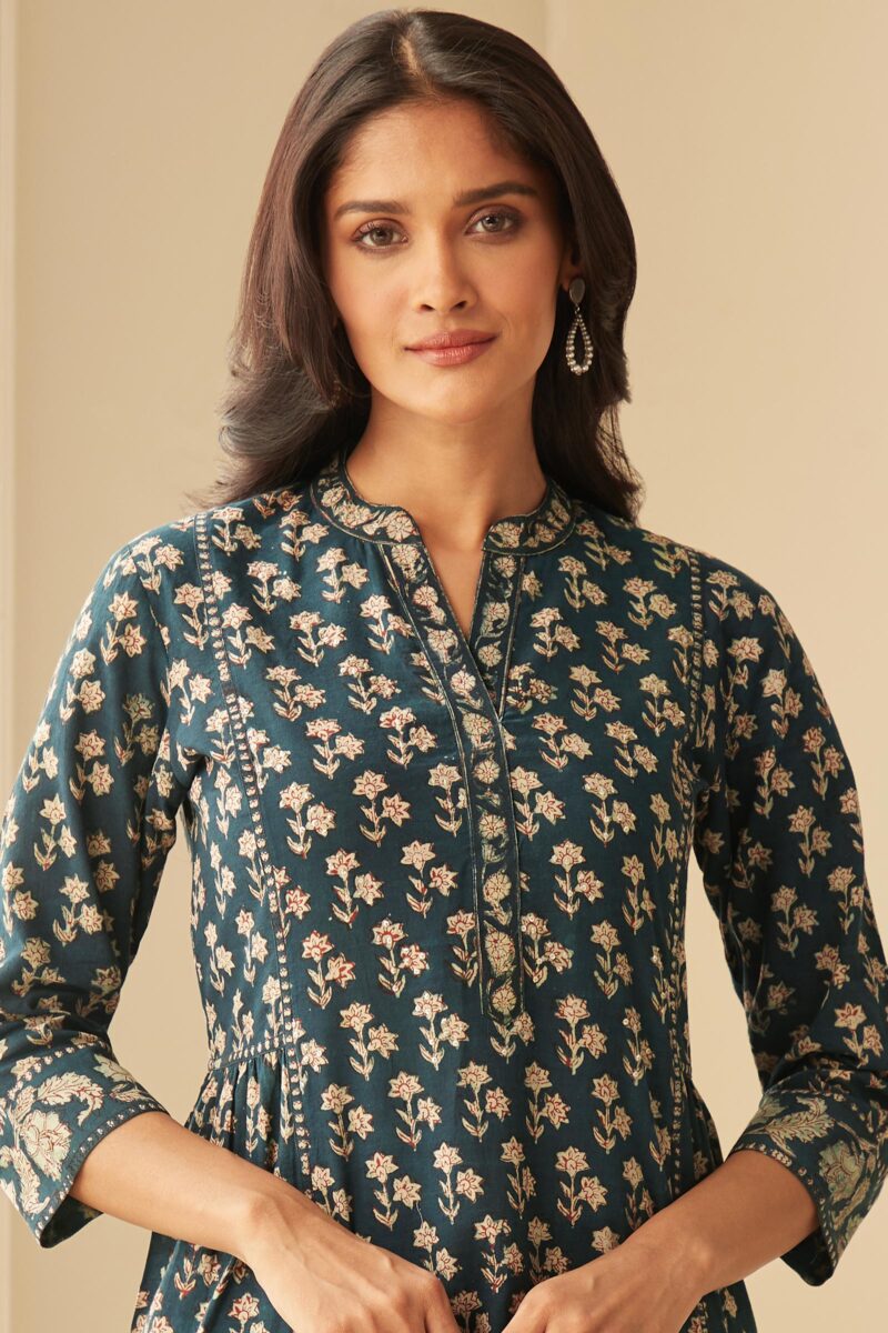 Sehra Ria Bagru Kurta - Image 2