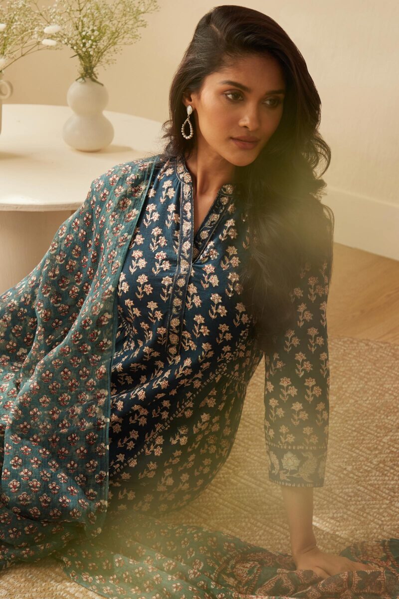 Sehra Ria Bagru Kurta - Image 4