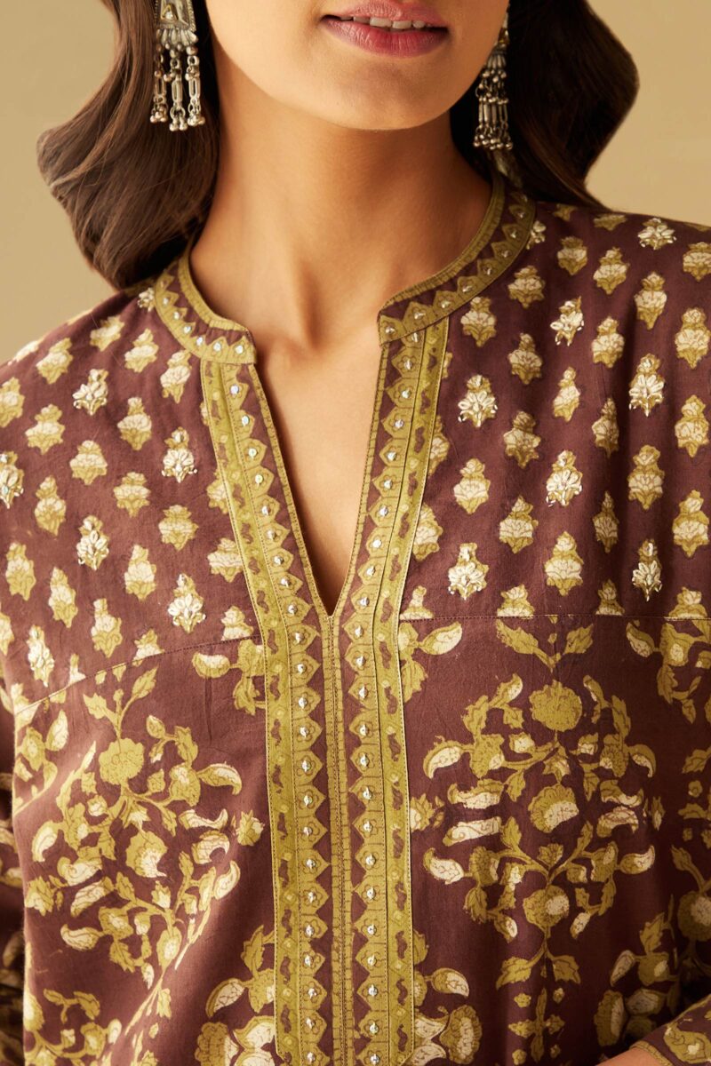 Sehra Ruhi Bagru Kurta - Image 3