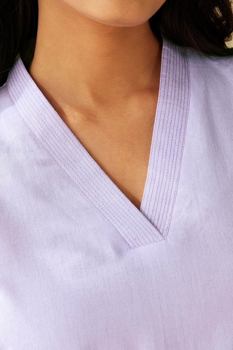 Roza Jia Purple Kurta - Image 3