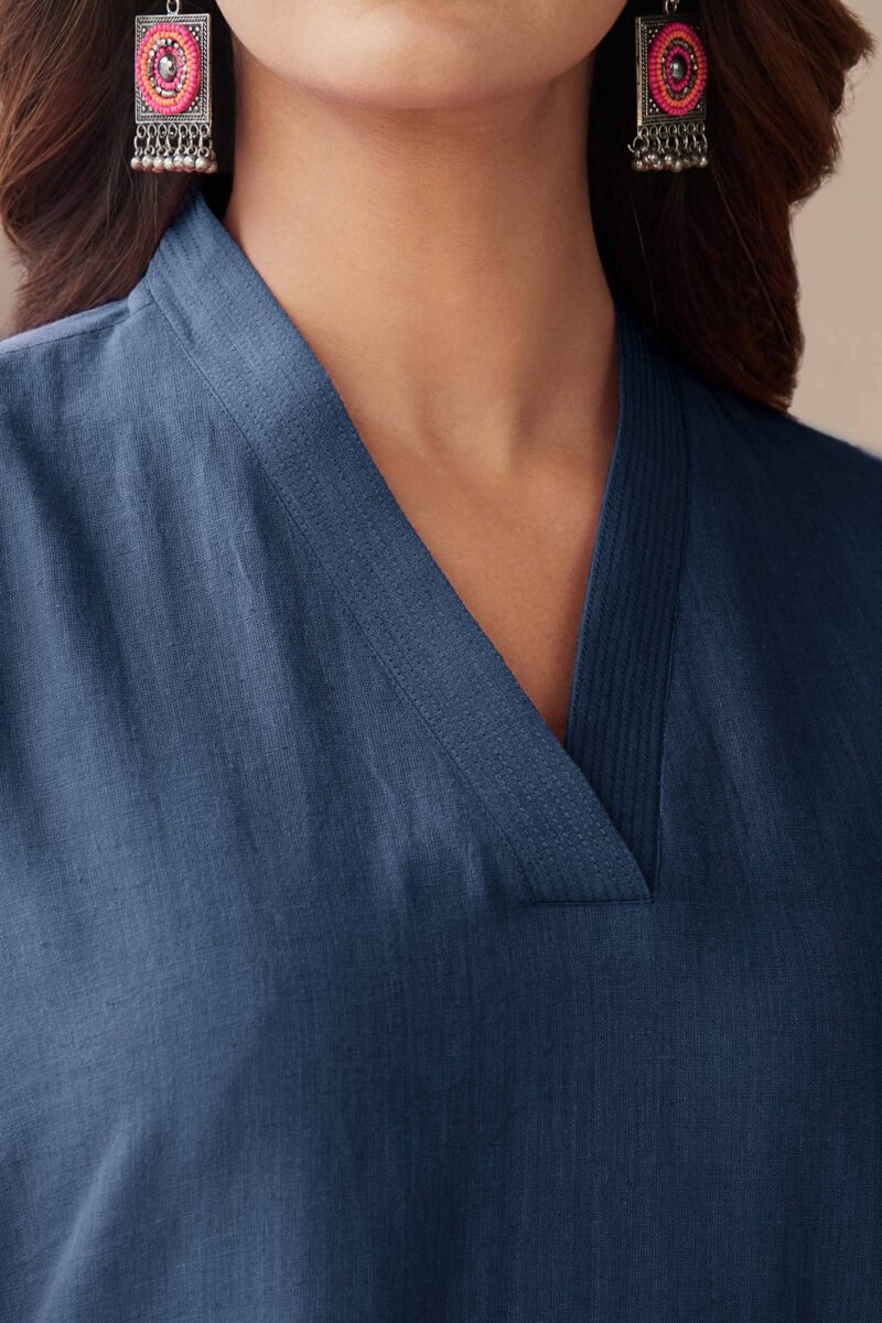 Roza Seher Twilight Blue Kurta - Image 3