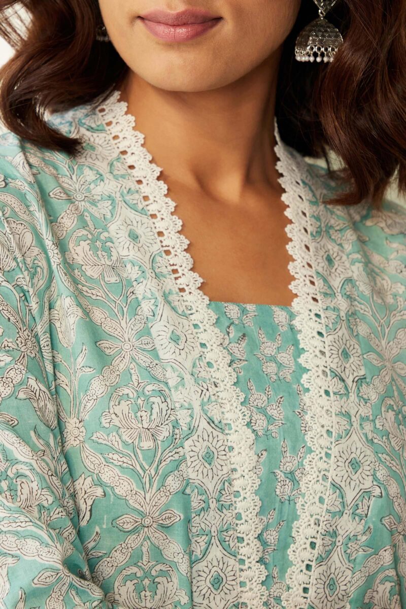 Gauhar Aaliyah Sanganeri Kurta - Image 3