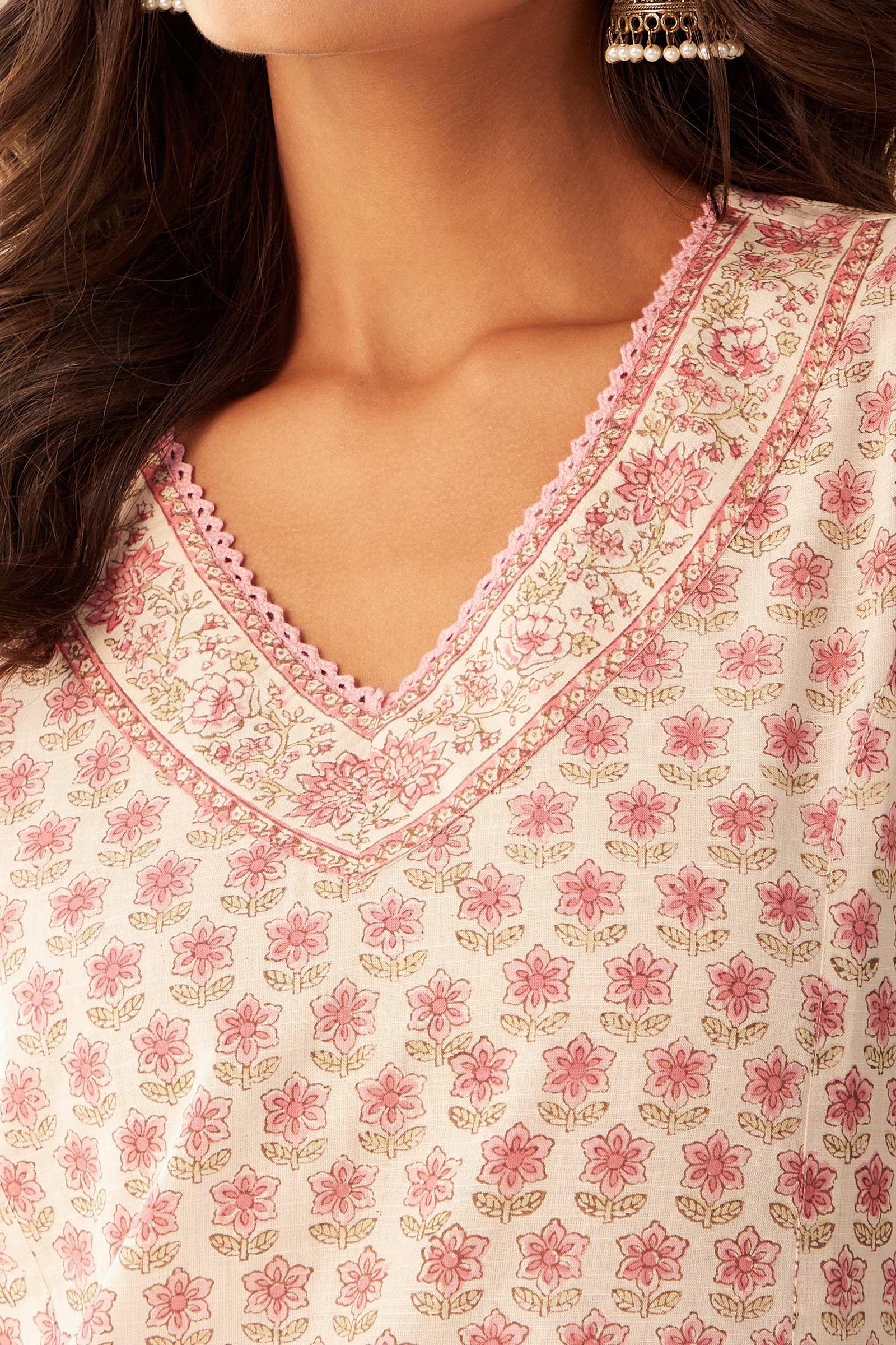Rosheen Maira Sanganeri Kurta - Image 3