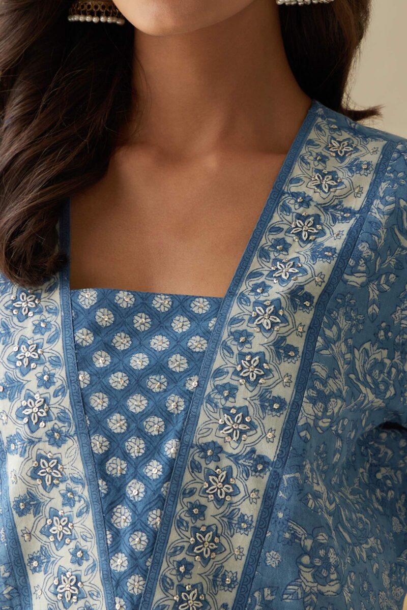 Sehra Maya Indigo Kurta - Image 3