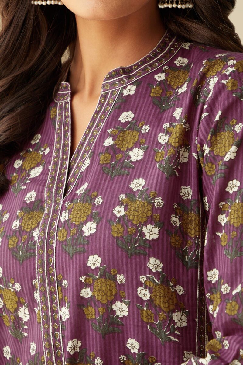 Gauhar Zarin Sanganeri Kurta - Image 3