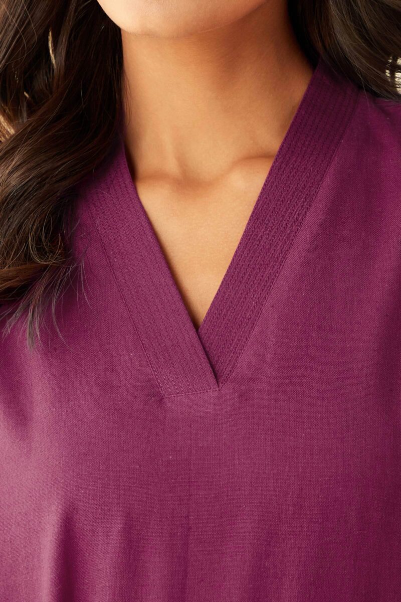 Gulbarg Magenta Kurta - Image 3