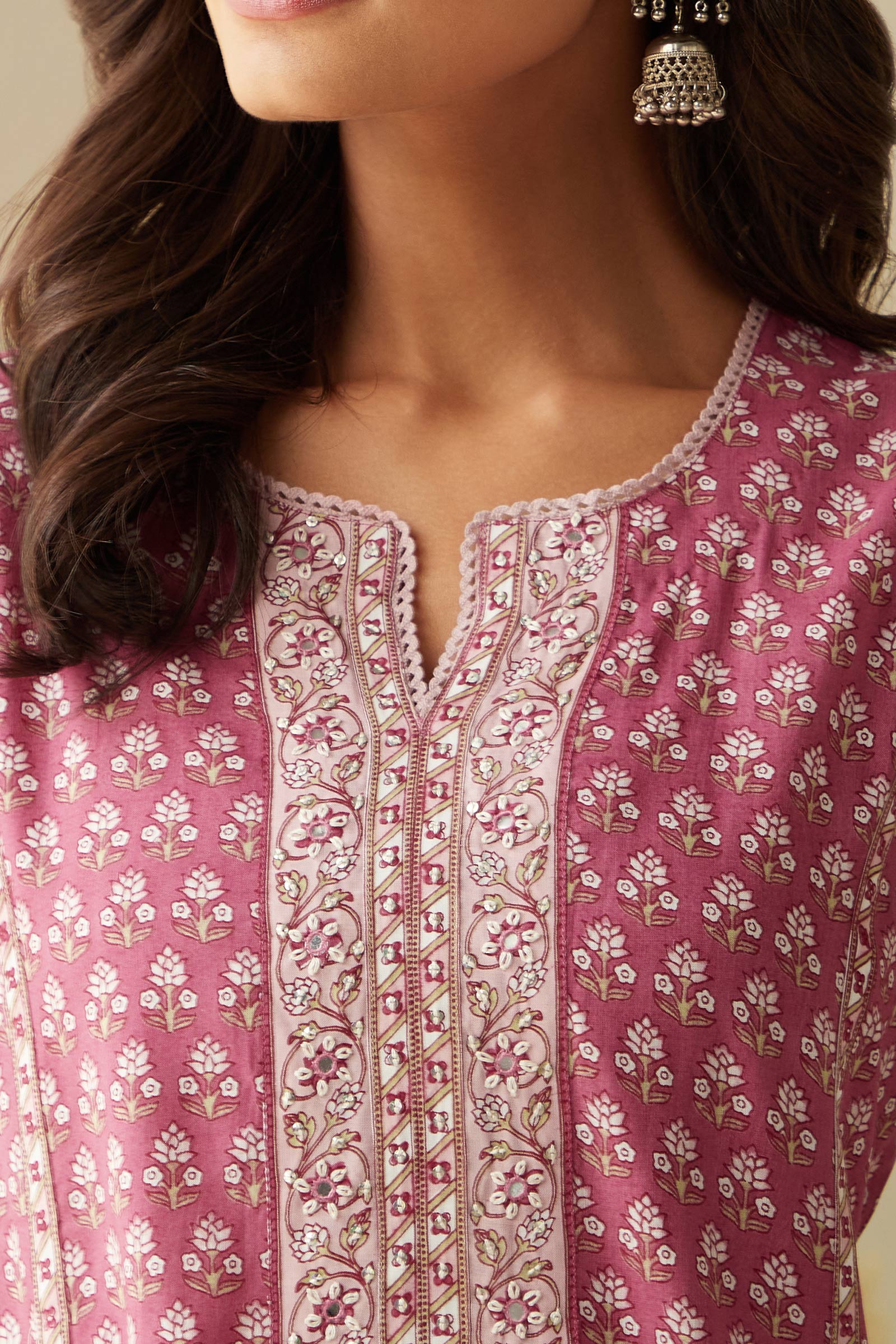 Rosheen Mahi Sanganeri Kurta - Image 3