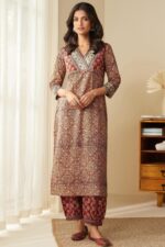 Sehra Nida Bagru Kurta