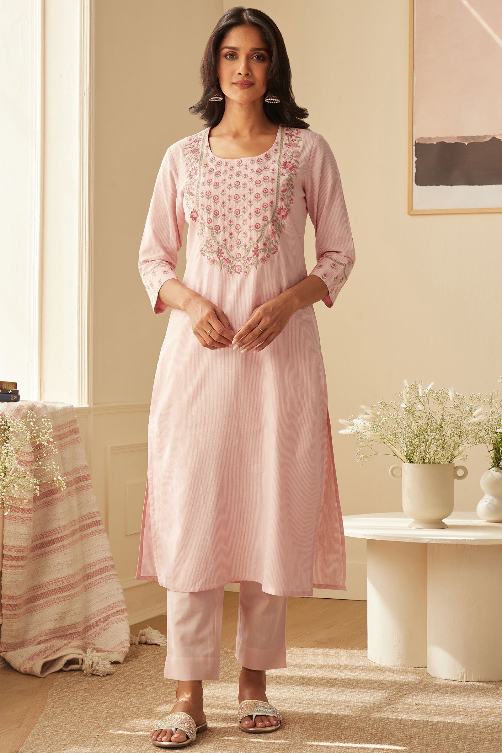 Naadirah Jia Pink Kurta