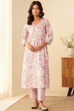 Rosheen Niyamat Sanganeri Kurta