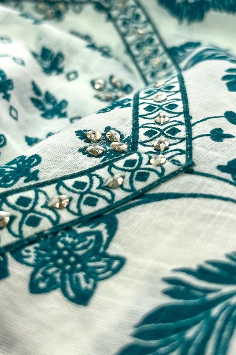 Rosheen Zenia Sanganeri Kurta - Image 7
