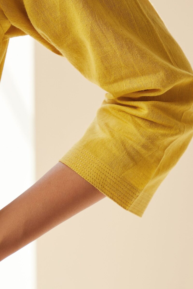 Roza Seher Yellow Kurta - Image 4