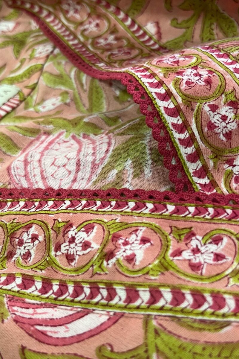 Gauhar Layla Pink Sanganeri Kurta - Image 7