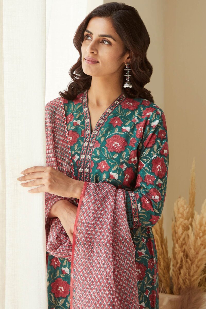 Zahira Farah Sanganeri Kurta - Image 7