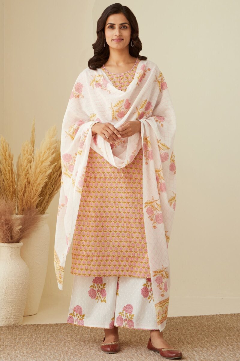 Nazm Sahira Sanganeri Kurta - Image 5