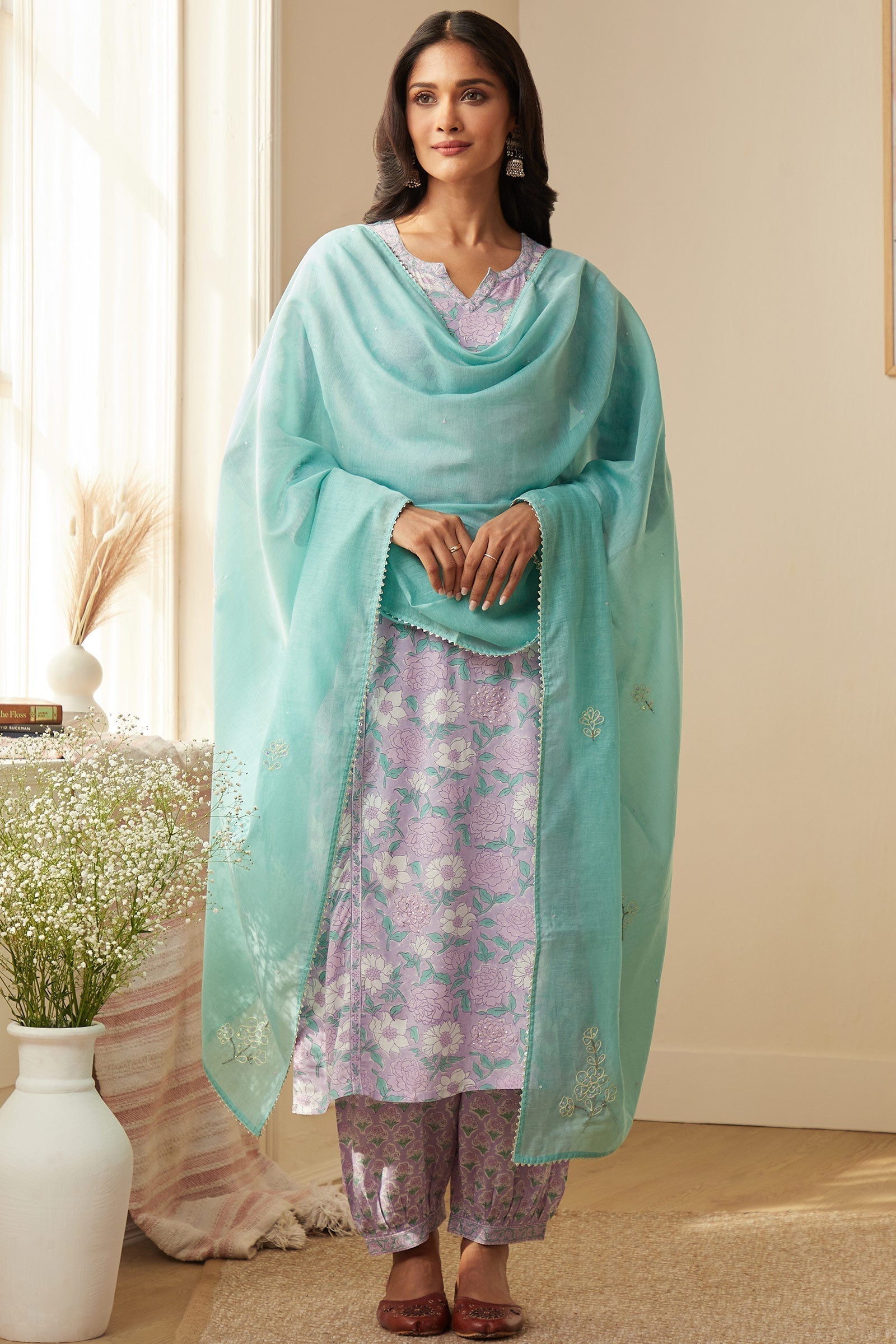 Rosheen Nida Sanganeri Kurta - Image 6