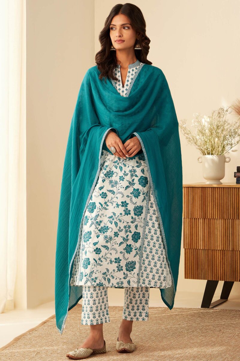 Rosheen Zenia Sanganeri Kurta - Image 6