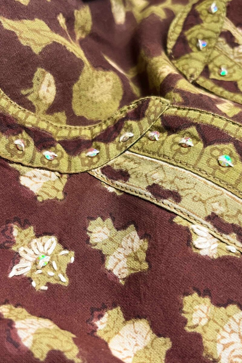 Sehra Ruhi Bagru Kurta - Image 7