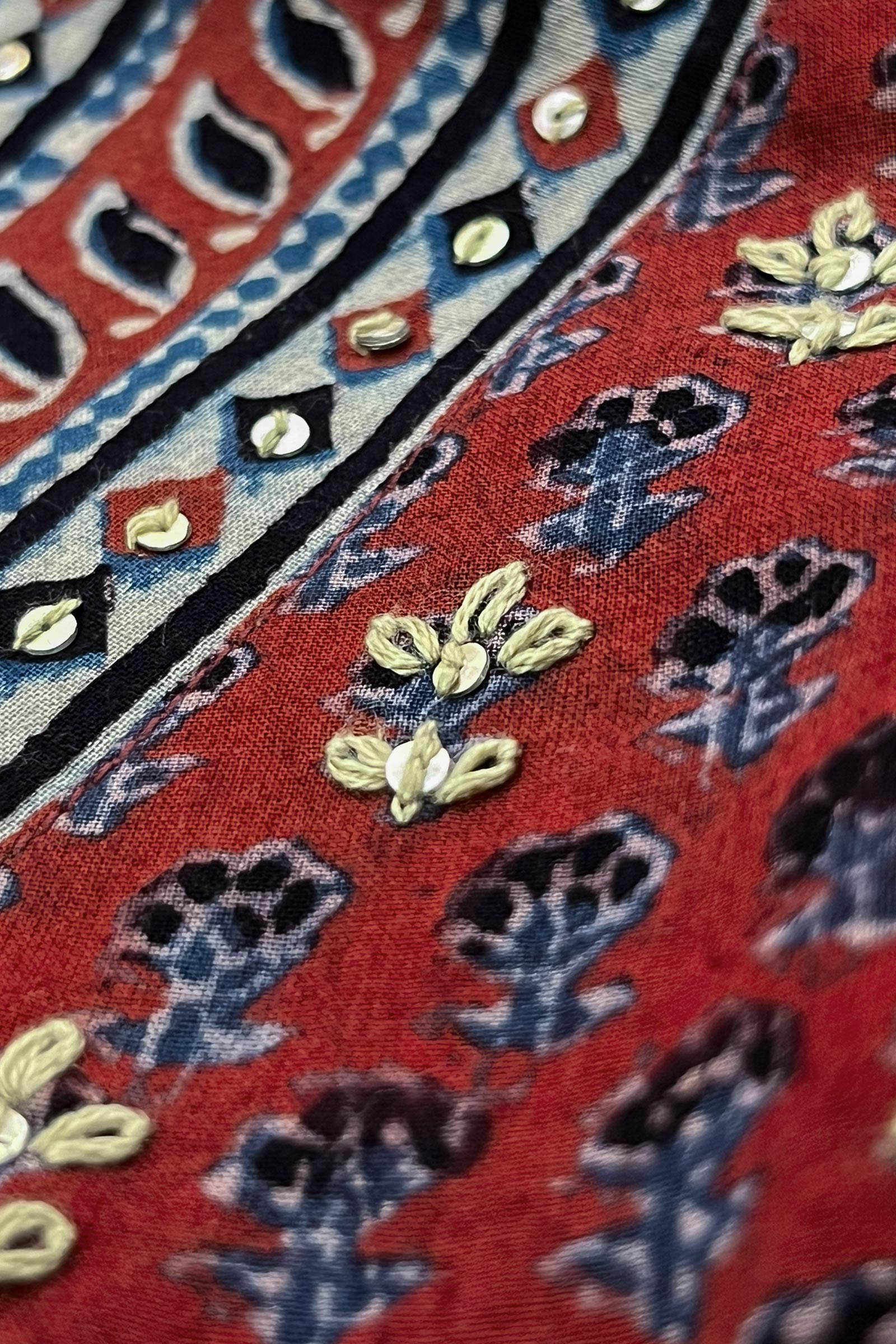 Sehra Sareen Ajrak Kurta - Image 7