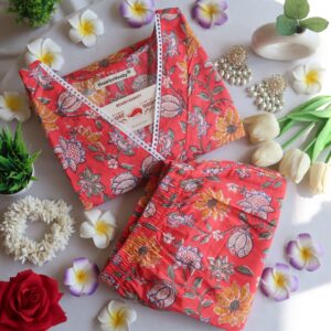 Narangi Mogra Lace Suit Set - Sukoon 3.0 (Slim Fit)