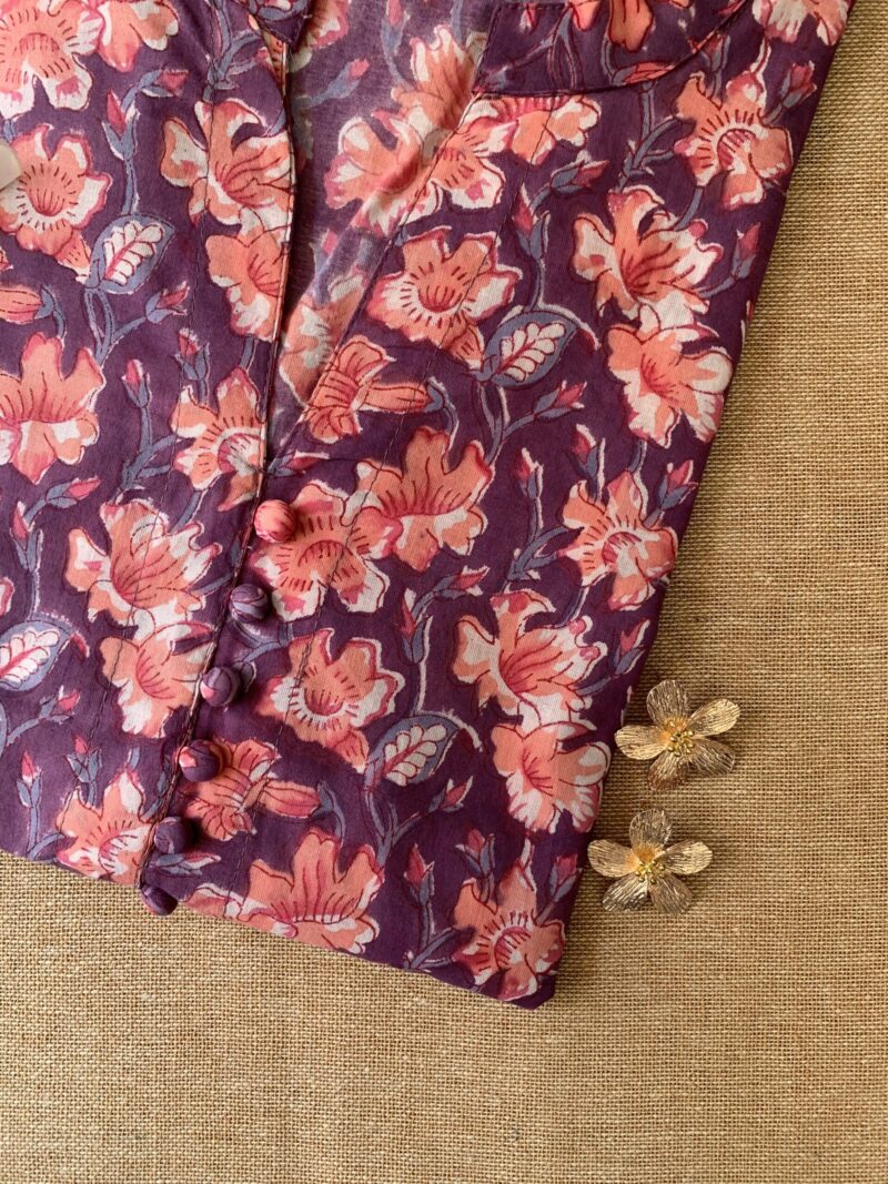 "Sheesha" Collared Cotton kurta - Image 2