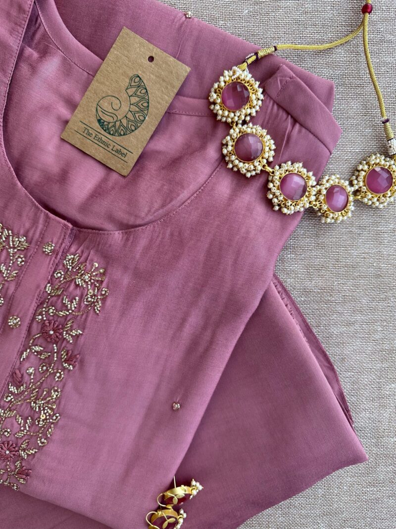 "Sheena" Muslin Kurta Set(2pc) - Image 2