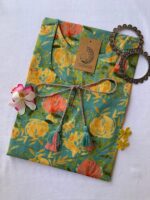"Daffodils" Sanganer Hand Block Printed Tassel Cotton Kurta