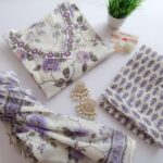 Luxurious Roses Cotton Suit