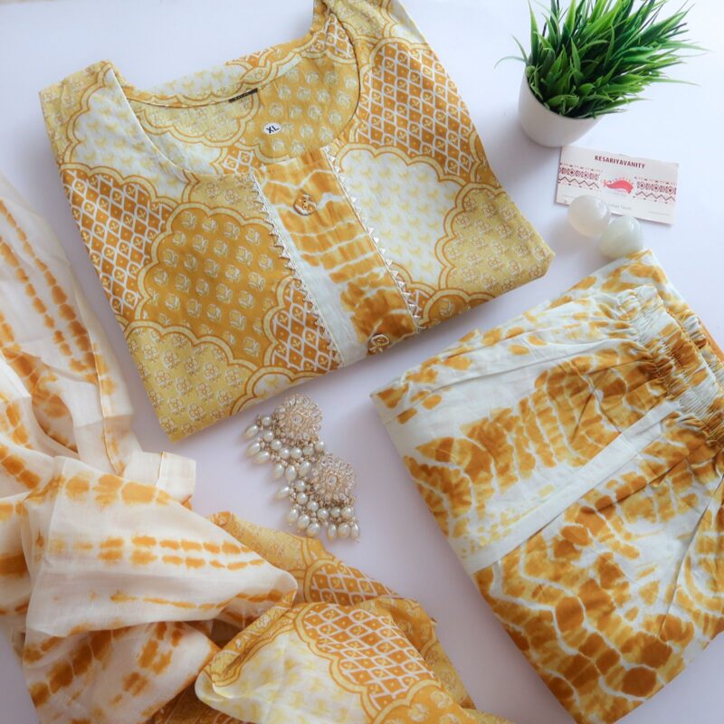 Yellow Stylish Suit Set - Image 2