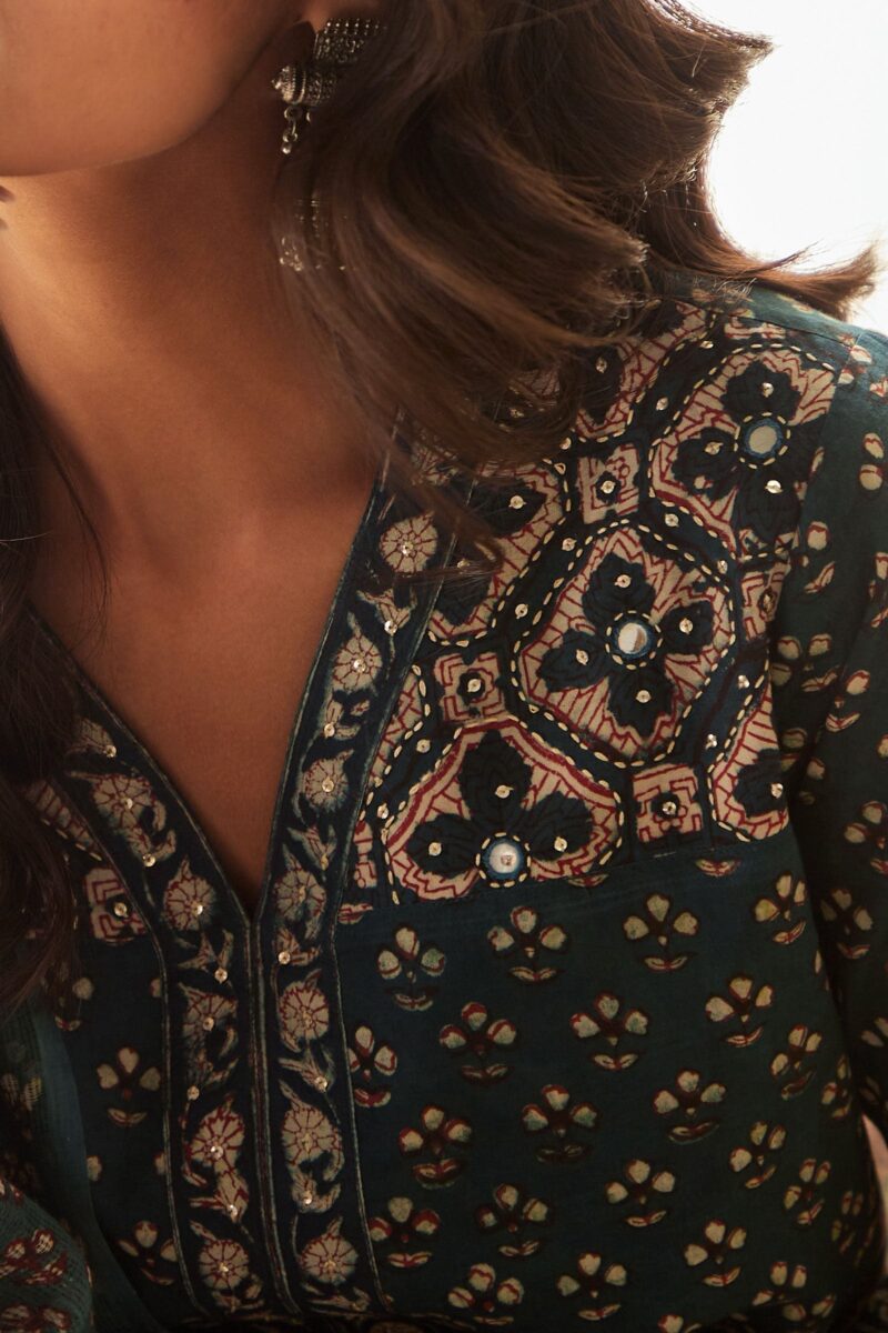 Sehra Nazimah Bagru Kurta - Image 4